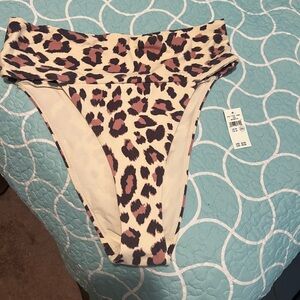 Aerie Swim Bikini Bottom, High Cut, Cheeky